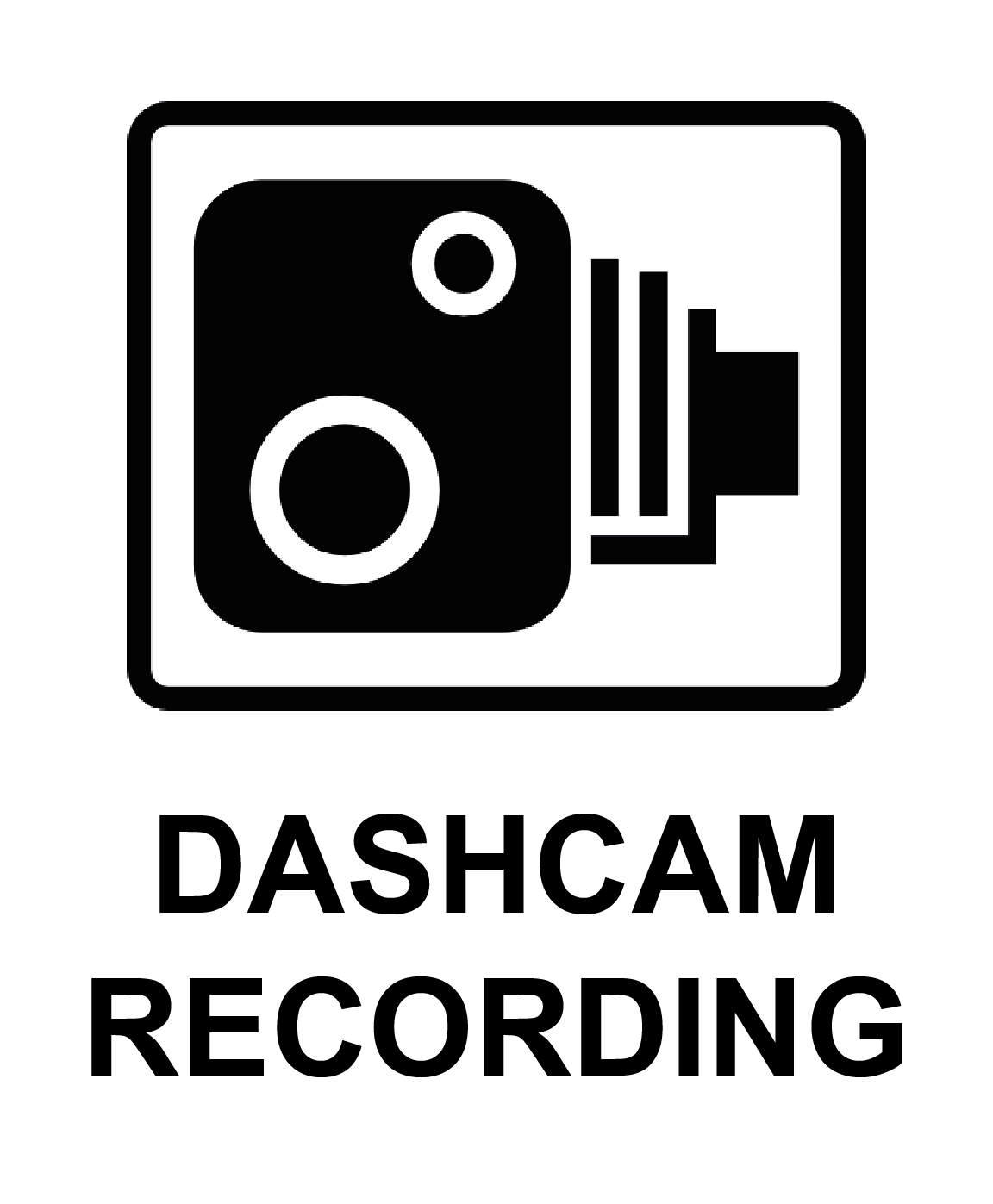 Dashcam recording portrait labels